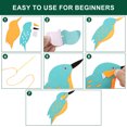 thumbnail image 4 of Toorise 8/12Pcs Animal Sewing Craft Kit Felt Sewing Animal Craft Set Fun Animal DIY Crafting and Sewing Set with Instructions Educational Animal Craft Kit for 3 to 12 Years Old Kids-birdset-, 4 of 9