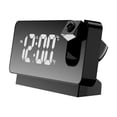 thumbnail image 2 of EGNMCR Alarm Clocks for Bedrooms, Clocks for Living Room Mirror Projection Clock LED Large Screen Display Mute Electronic Projection Alarm Clock Alarm clock, 2 of 2