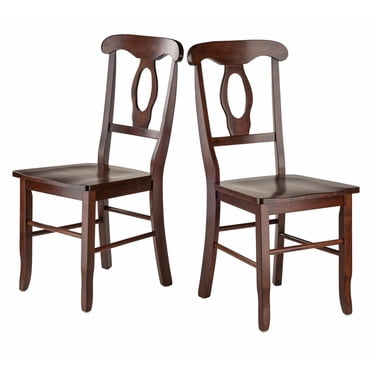Ens. 2 pièces chaise à dossier en trou de serrure Renaissance de Winsome