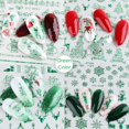 thumbnail image 3 of Christmas Nail Sticker DIY Fashion Snowflake Nail Decal Adhesive Nail Decal, 3 of 6