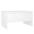 thumbnail image 3 of vidaXL Coffee Table White 80x50x42.5 cm Engineered Wood, 3 of 5