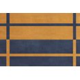 thumbnail image 2 of Casavani Cotton Handblock Printed Dhurrie Blue Hallway Runner Area Rug Outdoor Rug 6x12 feet, 2 of 7