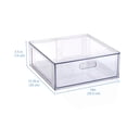 thumbnail image 3 of Mainstays Clear Glossy Plastic Pull-Out Closet Drawer Large Size, Adult Size, 3 of 14