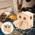 thumbnail image 4 of Chinchilla Cage Accessories Hamster Castle Small Pet Hut Hamster Platform, 4 of 9