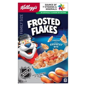 Kellogg's Frosted Flakes Cereal, Family Size, 580 g