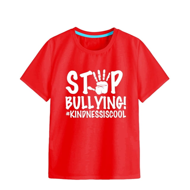 WEAIXIMIUNG T-Shirts pour Adolescentes 16-18 Filles Manches Courtes Col Rond T-Shirts Imprimés 6 Couleurs
