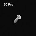 thumbnail image 3 of Unique Bargains M2x6mm Plastic Phillips Bolts PC Pan Head Machine Screws Transparent 50 Pack, 3 of 5