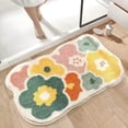 thumbnail image 4 of 40x60cm - Bath Rug Quick Drying Foot Wipe Mat Thick Absorbent Non- Floral Bathroom Carpet Machine Washable Soft Decorative Floor Mat for Home and Entryway, 4 of 4