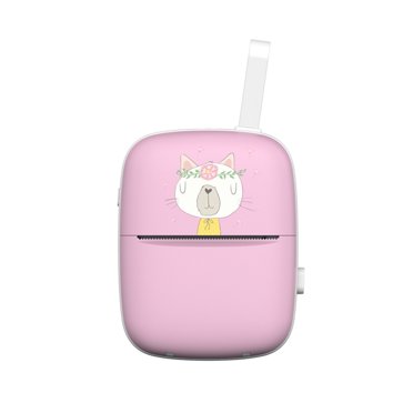 Portable Mini Thermal Printer Wirelessly BT 203dpi Photo Label Memo Wrong Question Printing with USB Cable imprimante portable ,Multi-Format Printing