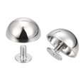 thumbnail image 1 of Unique Bargains 15x7.5mm Screw Back Rivets Hollow Round Head Leather Studs Silver Tone 20 Pack, 1 of 5