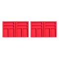 thumbnail image 2 of QualitChoice Painting Point Drill Tray Multi-Boat Beading Storage Tray Point Drill Pen Drill Clay Organizer Storage Box DIY Craft Red storage tray 2Set, 2 of 6
