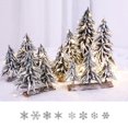thumbnail image 3 of Mini Flocking Cedar Christmas Tree Desktop Decoration Christmas Tree Artificial Green Plants, 3 of 16
