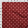 thumbnail image 4 of oneOone Georgette Viscose Red Fabric Geometric Sewing Material Print Fabric By The Yard 42 Inch Wide, 4 of 5