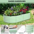 thumbnail image 1 of AKDSteel 8x2x1ft Raised Garden Bed, Large Galvanized Steel Outdoor Planter Box With Open-Ended Base For Gardening, 1 of 1