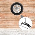 thumbnail image 3 of Miangastore Spare Tire Carrying Bracket Wall Mounted Tire Carrier Rack Wheel Bracket Trailer Spare Tire Mount Trailer Wheel Bracket Kit Metal Trailer Tire Holder, 3 of 8