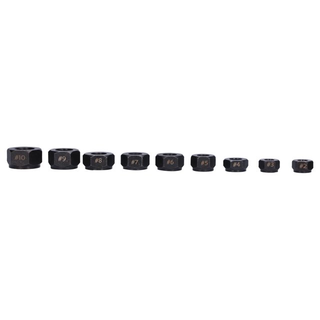 Nuts Remover, Griping High Strength Professional Vanadium Alloy Steel 10Pcs Efficient Broken Nut Extractor For Repairing For Maintain Low Style