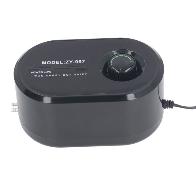 Fish Oxygen Pump, Silent Soundproof Double Layer Aquarium Aerator, Versatile Deep Water Oxygenation, Easy Installation, Durable