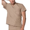 thumbnail image 2 of Adar Universal Unisex V-Neck Tunic 3 Pocket Scrub Top (Available in 39 Colors), 2 of 7