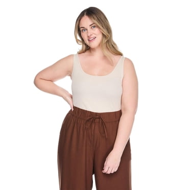 Lane Bryant Women's Plus Scoop-Neck Tank Top