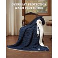thumbnail image 4 of Electric Heated Throw Blanket - 10 Adjustable Heat Levels, 10-Hour Timer, ETL Certified, Portable, Washable, Fast Heating - 50x60 inches, 4 of 8
