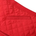 thumbnail image 3 of Bienzoe Gilet Sans Manches Matelassé Décontracté pour Femme, Léger, Côtelé Extensible, Rouge, P, 3 of 6