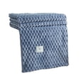 thumbnail image 2 of Cooling Flannel Blanket for Napping and Lounging - Lightweight Polyester Throw for Summer Comfort in Multiple Colors, 2 of 8