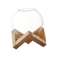 thumbnail image 2 of jifeng Glass Cup Ball Shape with Stand Transparent Glassware Drinks Cup Easily 370mL, 2 of 9
