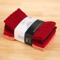 thumbnail image 3 of Mainstays 4 Pieces, Waffle Dishcloths, Red, 3 of 7