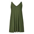 thumbnail image 4 of Gspmoly Robe d'Été, Robe Sans Manches Unie à Taille Haute pour Femmes, Mode Vacances d'Été, Robes de Soirée pour Femmes Offres Prime, 4 of 8