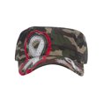 thumbnail image 2 of Top Headwear Womens Print Adjustable Cadet Cap - Camo - Studded Ribbon, 2 of 2
