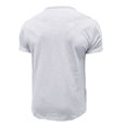 thumbnail image 4 of Dvkptbk Hommes Manches Courtes Uni Décontracté Mode Col Rond Chandail Boutons T-Shirt Blouse en Liquidation, 4 of 4