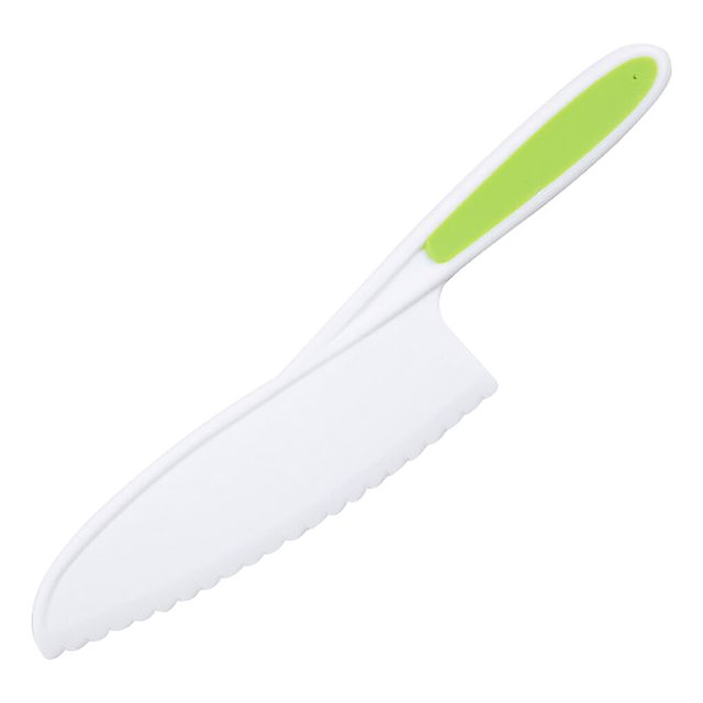 QualitChoice 1Pc Fruits Slicer Plastic Kids Vegetable Cakes Bread Lettuce Salad Cooking Tableware No.06