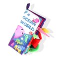 thumbnail image 3 of HILABEE Newborn Baby Cloth Soft Book Cartoon Animal Educational Crinkle Books Learning Sea Worl, 3 of 9