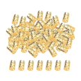 thumbnail image 4 of HILABEE 100 Pcs Dreadlocks Beads Rings Hair Accessories Hair Braid Rings Clips for Women Golden 10mmx15mm, 4 of 9