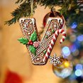 thumbnail image 4 of Rwnbm 26 Letters Christmas Tree Decoration Pendant Christmas Tree Ornaments Personalized DIY Christmas Ornaments Christmas Decoration Xmas Tree Hanging Decor Feature, 4 of 4