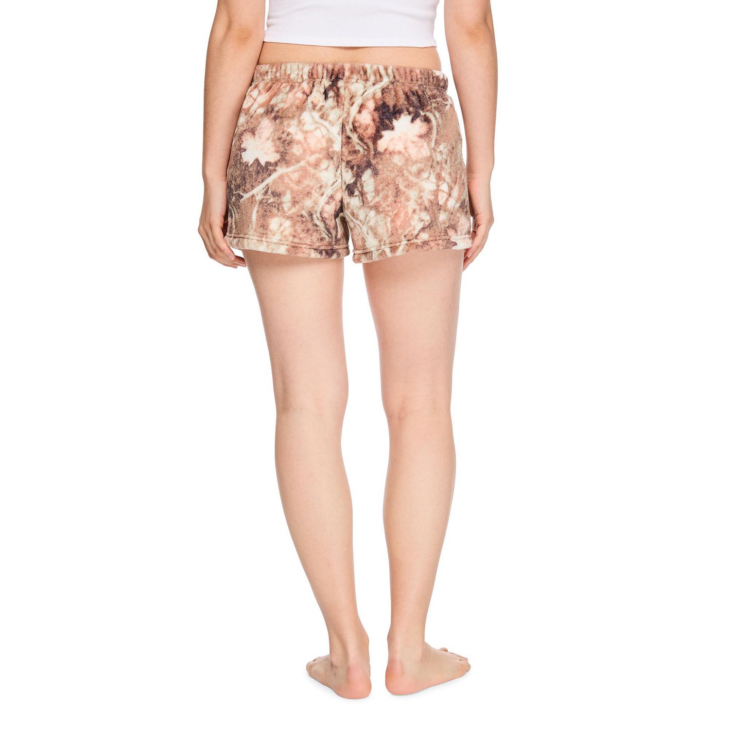 Short de nuit en peluche No Boundaries pour femmes