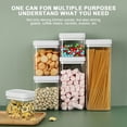 thumbnail image 1 of CEHVOM Boîtes Scellées de Qualité Alimentaire, Boîtes de Rangement pour Grains, Rangement Ménager de Cuisine, Rangement pour Collations, Boîtes Transparentes en Plastique de Conservation Liquidation, 1 of 3