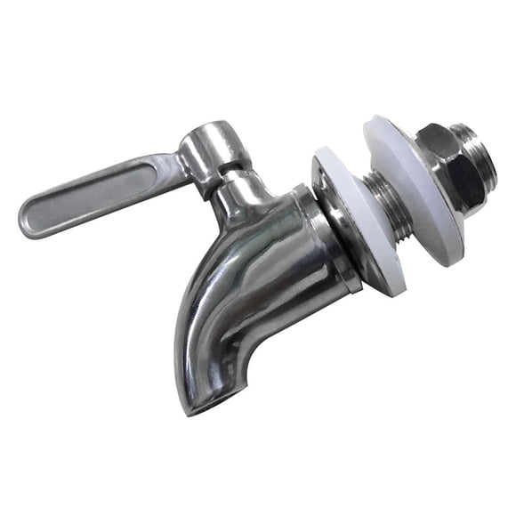 Distributeur de Boissons à Pression Robinet en Acier Inoxydable Fini Poli Distributeur d'Eau de Remplacement Robinet Boisson Boisson Distributeur d'Eau Tonneau à Vin Robinet Jus