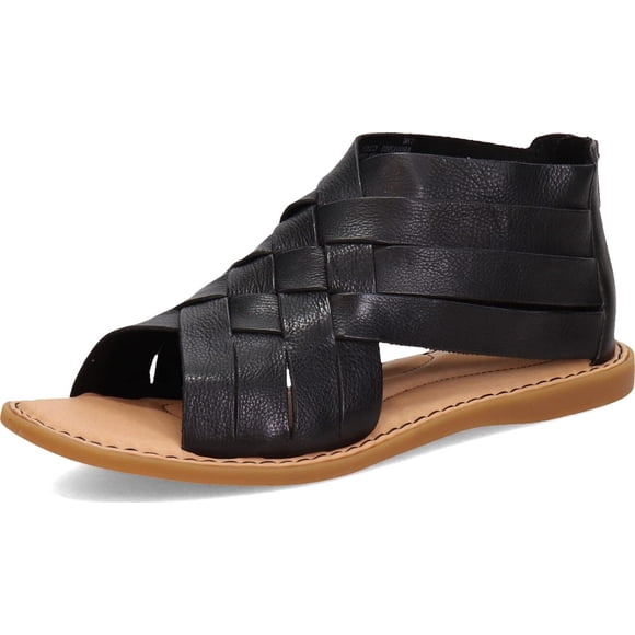 BORN Women's, IWA Sandal Black Woven 9 M
