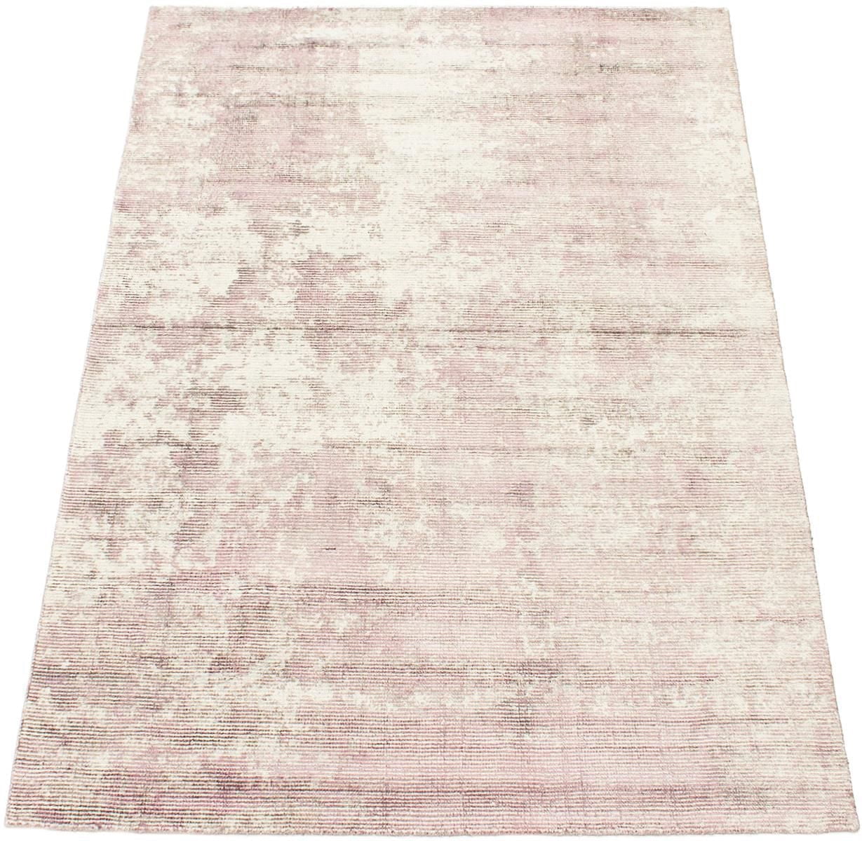 ECARPETGALLERY 5'0" x 7'7" Stripes Galleria Hand-knotted Area Rug for Living Room, Dining Room and Bedroom in Grey