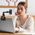 thumbnail image 5 of QUTETN 5 Pack Adjustable Document Holder Flexible Rotatable Paper Holder for Typing Desktop Document Holder Paper Stand Copy Holder Clip for Computer Monitor Canvas Clamp (Black), 5 of 5