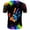 Black, variant on Men's Dress Shirts Summer Christmas Dress Shirts for Men Office Shirt Men Printed 3D Neck Short Men's Shirts Non Wrinkle Dress Shirts Men Sleeve Flame Top Casual Big Men Button down Shirts