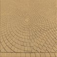 thumbnail image 1 of Ahgly Company Tapis de Zone Carré Orange Lavable en Machine, 7 Pieds Carré, 1 of 7