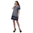 thumbnail image 3 of Moomaya Tenues d'Été Coton Flex Imprimées Robes Courtes pour Femmes Tenue Décontractée, 3 of 4