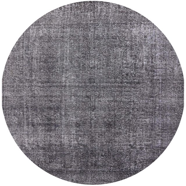 Ahgly Company Tapis d'Intérieur Lavable en Machine Rond Industriel Moderne Doré Foncé, 8 Pieds Rond
