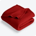 thumbnail image 1 of Bare Home Polar Fleece Bed Blanket - Lightweight - Premium Fleece - Throw, Red, 1 of 7