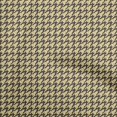 thumbnail image 1 of oneOone Cotton Poplin Dark Gray Fabric Houndstooth Sewing Material Print Fabric By The Yard 42 Inch Wide, 1 of 4