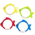 thumbnail image 4 of QualitChoice Water Sports Training Equipment Colorful Dive Rings Swimming Pool Toys For Little Swimmers Diving Toys, 4 of 6