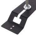 thumbnail image 4 of Miangastore Spare Tire Carrying Bracket Wall Mounted Tire Carrier Rack Wheel Bracket Trailer Spare Tire Mount Trailer Wheel Bracket Kit Metal Trailer Tire Holder, 4 of 8