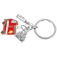 thumbnail image 2 of Porte-clés Pompier Porte-Clés Pompier Pendentif Suspendu Charme Pompier, 2 of 9